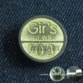 Fix zinc alloy buttons, fancy metal brass jeans clothing metal buttons